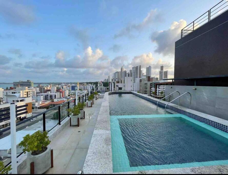Lindo Apt Com Frente Para O Mar 3 Andar Cabo Branco João Pessoa Exterior foto